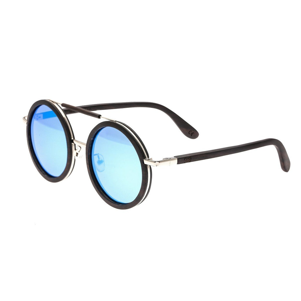 Earth Wood Bondi Polarized Sunglasses - Espresso/Blue - ESG003E