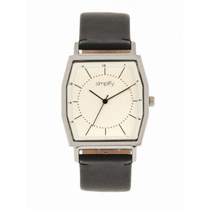 Simplify The 5400 Leather-Band Watch