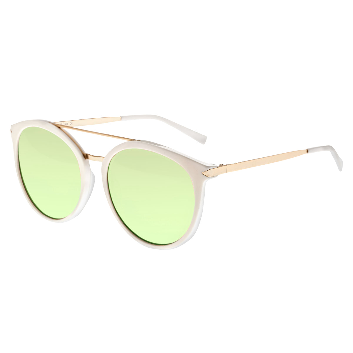 Sixty One Moreno Polarized Sunglasses - White/Mint - SIXS145PGX