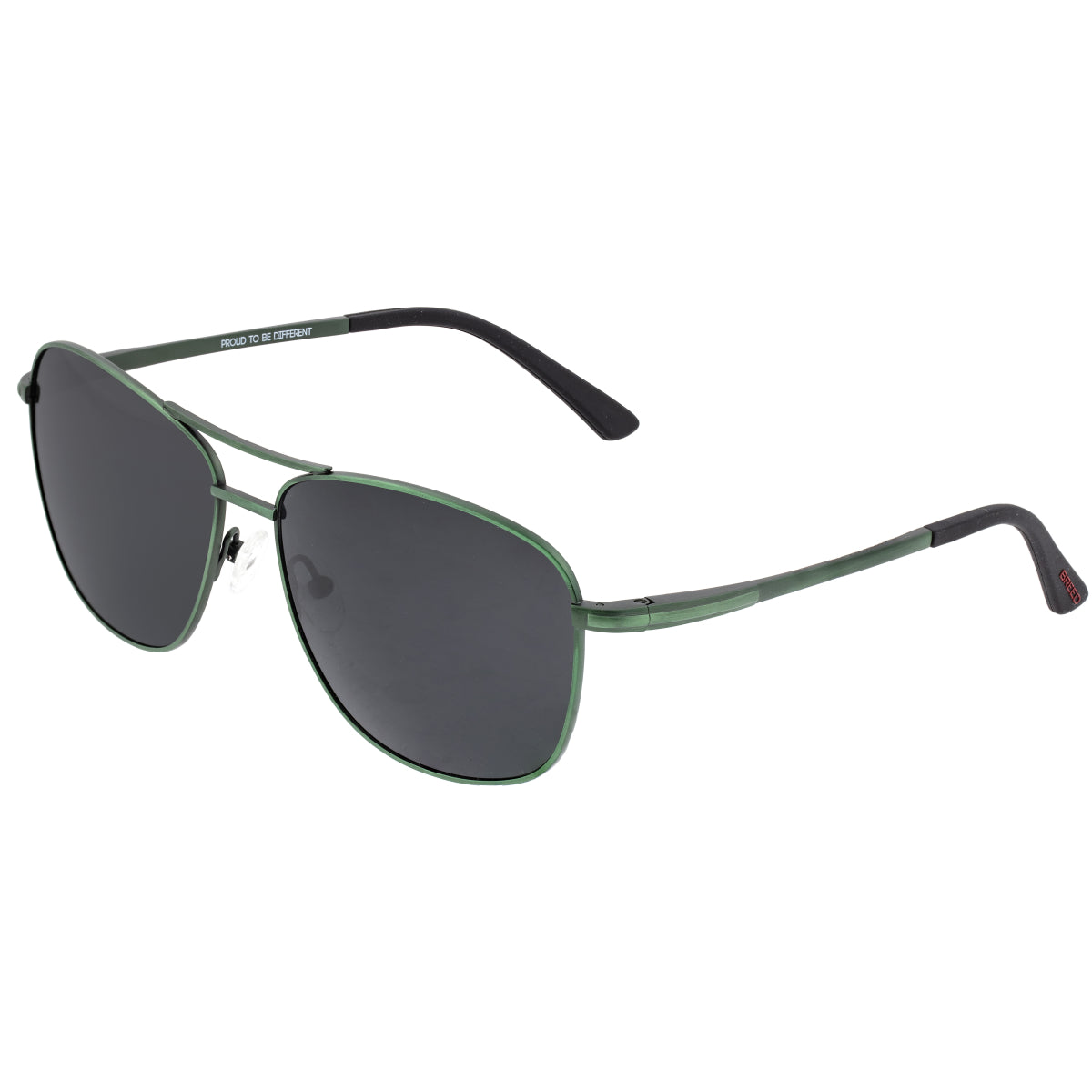 Breed Hera Titanium Polarized Sunglasses - Green/Black - BSG054GN