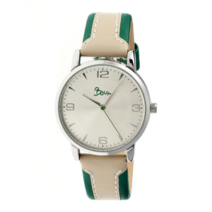 Boum Contraire Two-Tone Leather-Band Ladies Watch