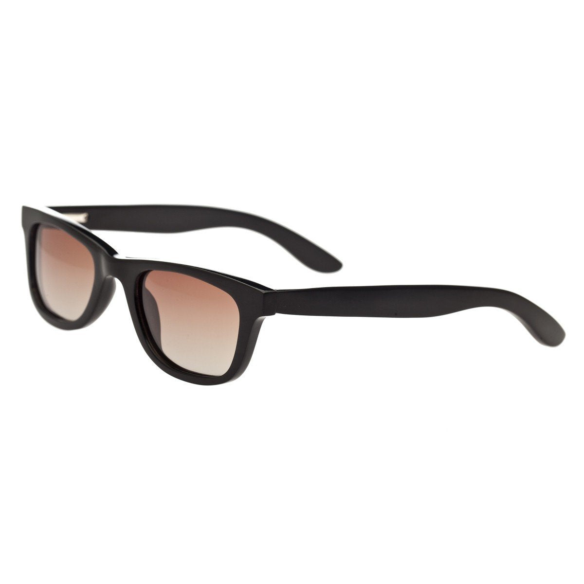 Bertha Zoe Buffalo-Horn Polarized Sunglasses - Black/Black - BRSBR008B