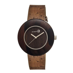 Earth Wood Ligna Leather-Band Watch