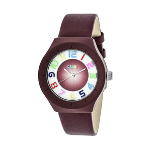 Crayo Atomic Unisex Watch - Maroon - CRACR3503