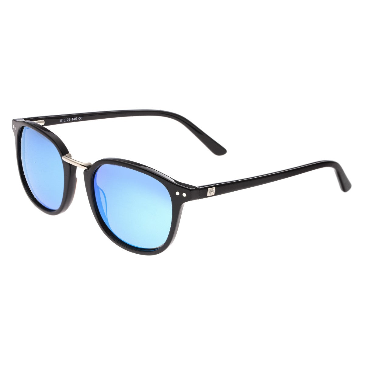Sixty One Champagne Polarized Sunglasses - Black/Blue - SIXS133BL