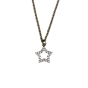 Elegant Confetti Venice Women's 18k Gold Plated Star Fashion Necklace