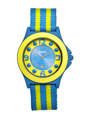 Crayo Carnival Nylon-Band Unisex Watch w/Date