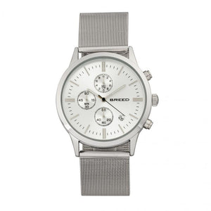 Breed Espinosa Chronograph Mesh-Bracelet Watch w/ Date