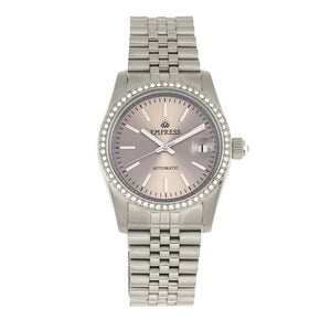 Empress Constance Automatic Bracelet Watch w/Date - Silver/Pewter - EMPEM1503