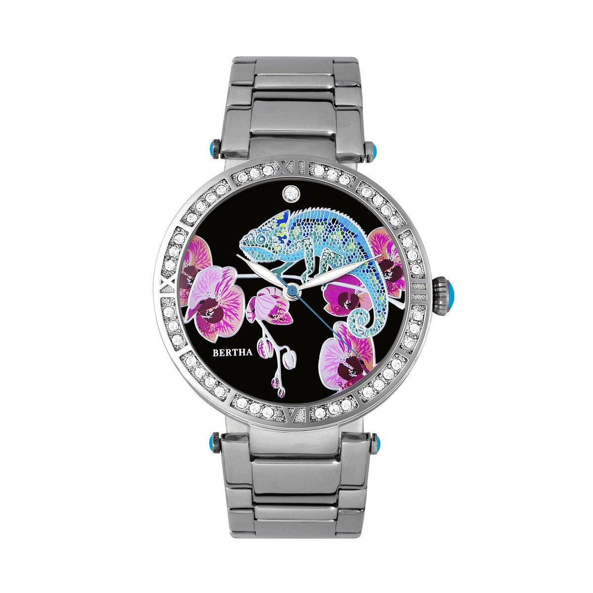 Bertha Camilla Mother-Of-Pearl Bracelet Watch - Silver - BTHBR6201