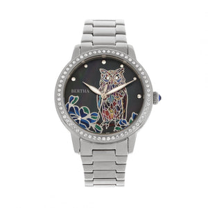 Bertha Madeline MOP Bracelet Watch - Silver - BTHBR7101