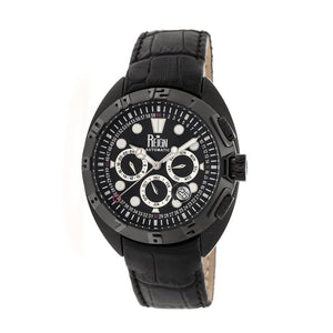 Reign Ronan Automatic Leather-Band Watch w/Day/Date