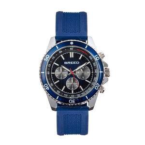 Breed Tempo Chronograph Strap Watch - Navy - BRD9102
