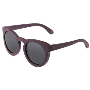 Spectrum Munro Wood Polarized Sunglasses - Purple/Black - SSGS126BK