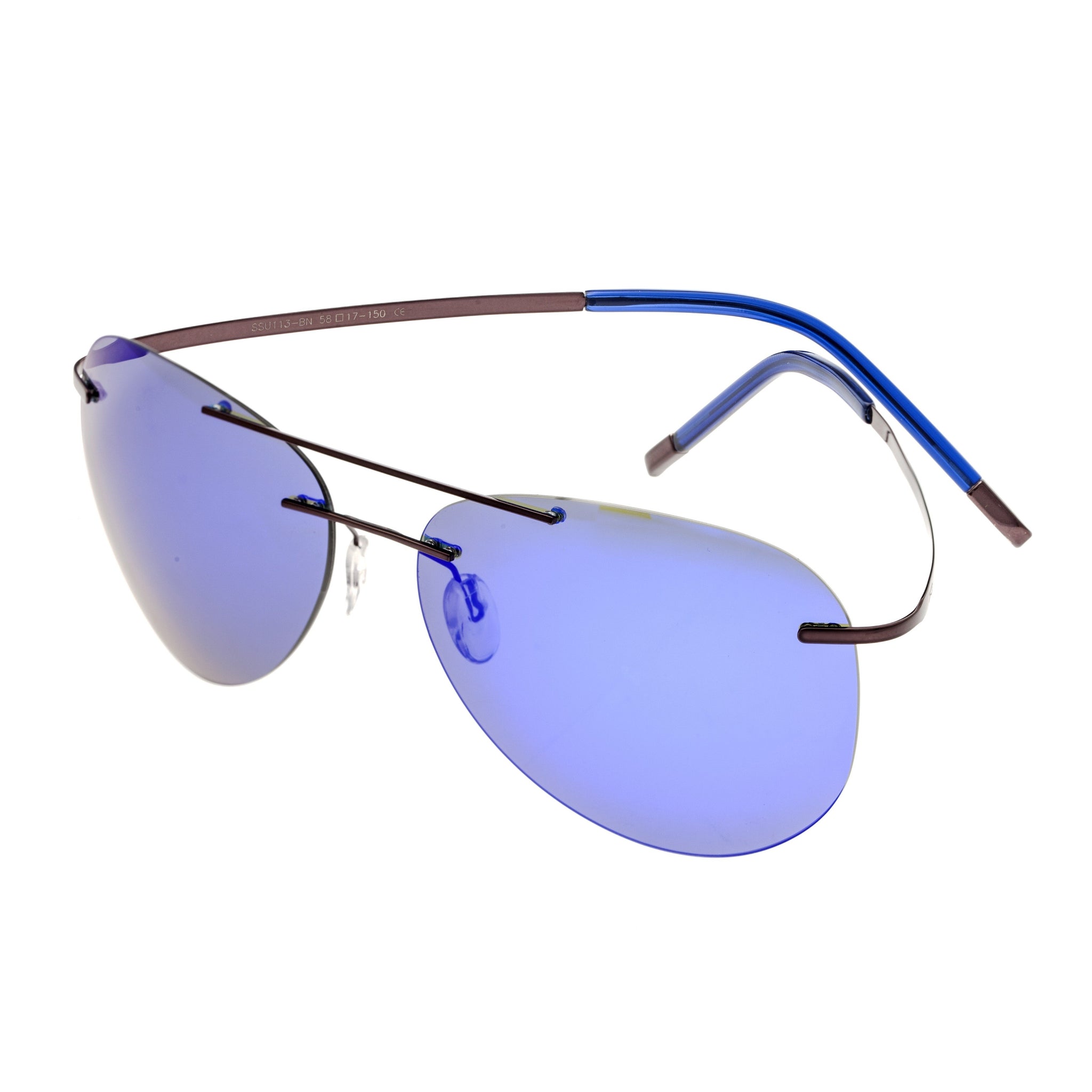 Simplify Sullivan Polarized Sunglasses - Brown/Purple-Blue - SSU113-BN
