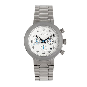 Morphic M78 Series Chronograph Bracelet Watch - Silver/White - MPH7801