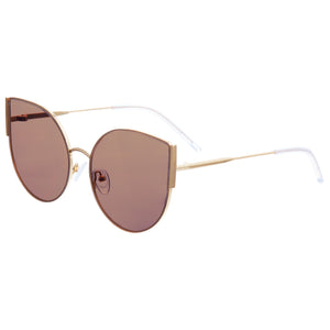 Bertha Logan Polarized Sunglasses - Gold/Light Brown - BRSBR036GDX