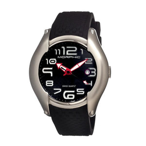 Morphic M2 Series Men's Chronograph Watch w/ Date - Silver/Black - MPH0301