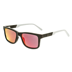 Earth Wood Tide Polarized Sunglasses - Espresso/Red-Yellow - ESG009BR