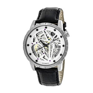 Reign Xavier Automatic Skeleton Leather-Band Watch