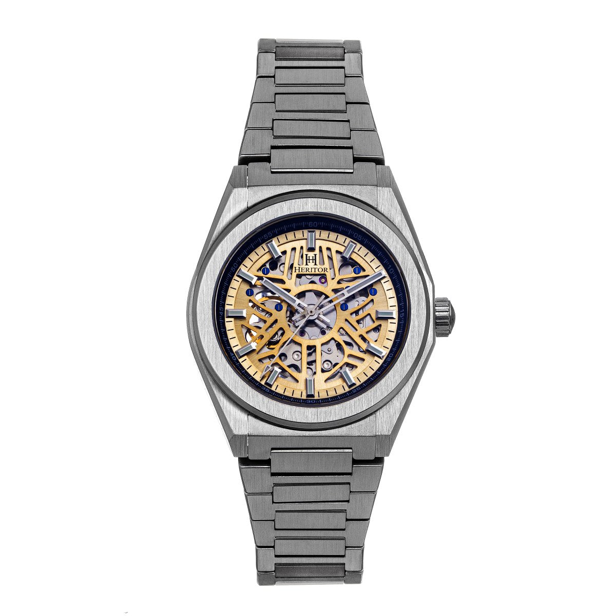 Heritor Automatic Atlas Bracelet Watch - Gold & Black - HERHS1302
