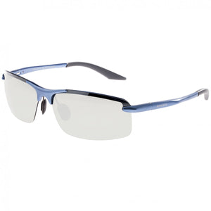 Breed Lynx Aluminium Polarized Sunglasses - Blue/Silver - BSG015BL