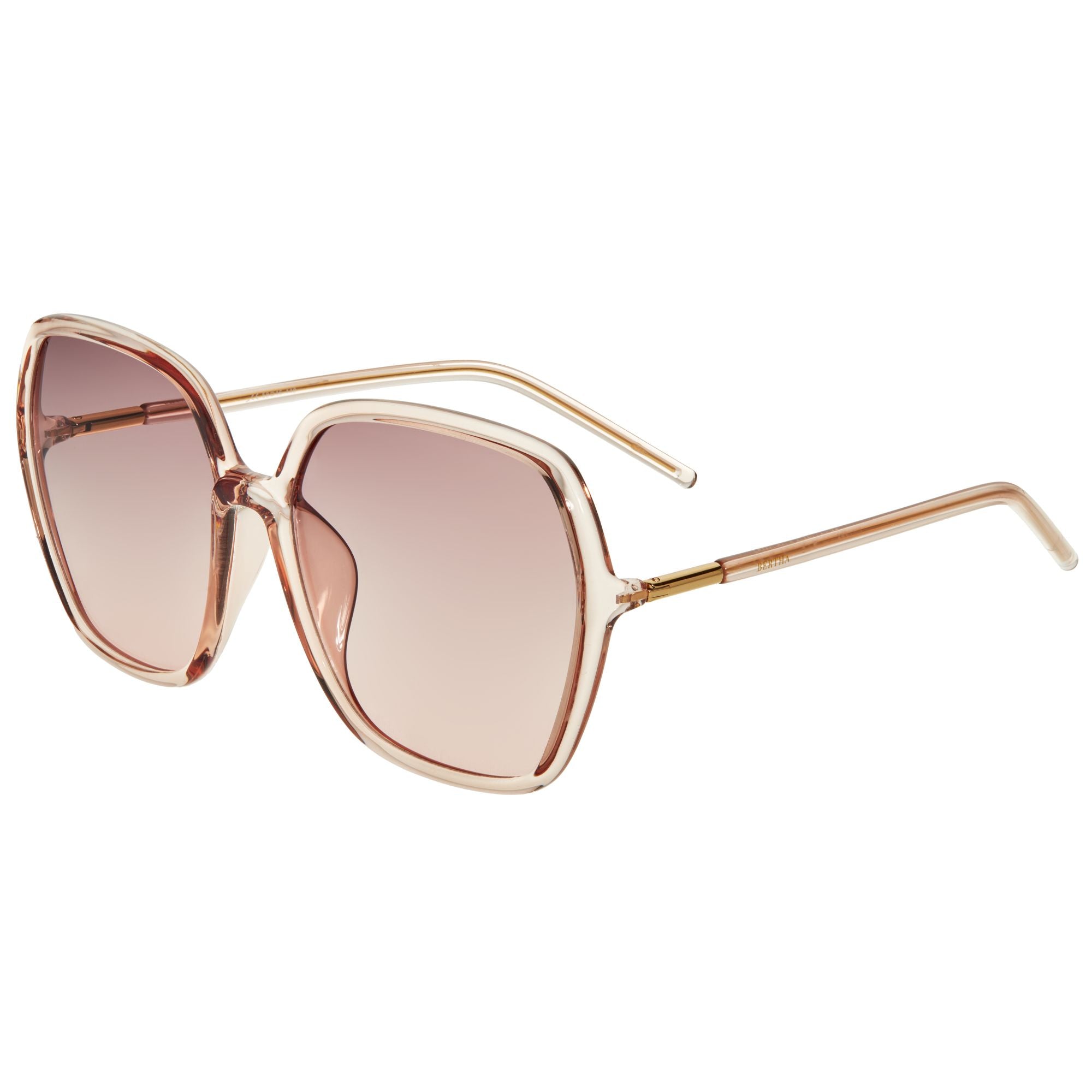 Bertha Priscilla Polarized Sunglasses - Pink/Pink - BRSBR055C4