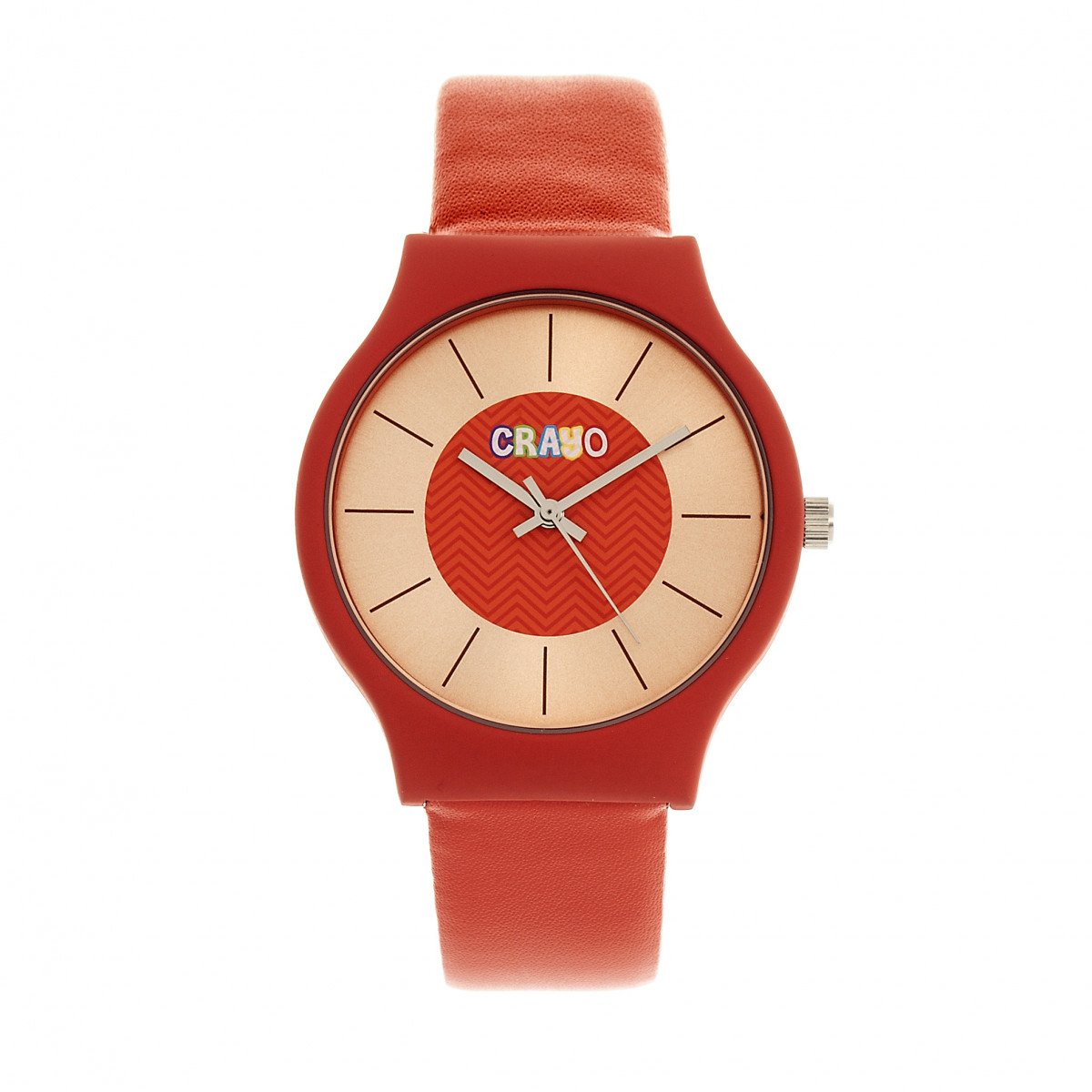 Crayo Trinity Unisex Watch - Red - CRACR4402