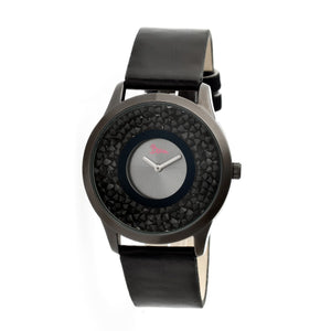 Boum Clique Crystal-Dial Ladies Bracelet Watch - Black - BOUBM2505