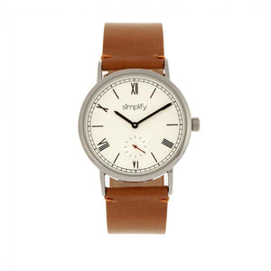 Simplify The 5100 Leather-Band Watch