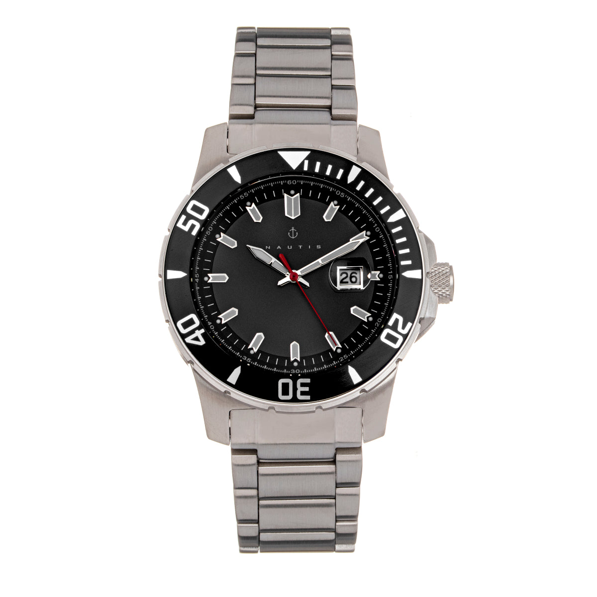 Nautis Admiralty Pro 200 Bracelet Watch w/Date