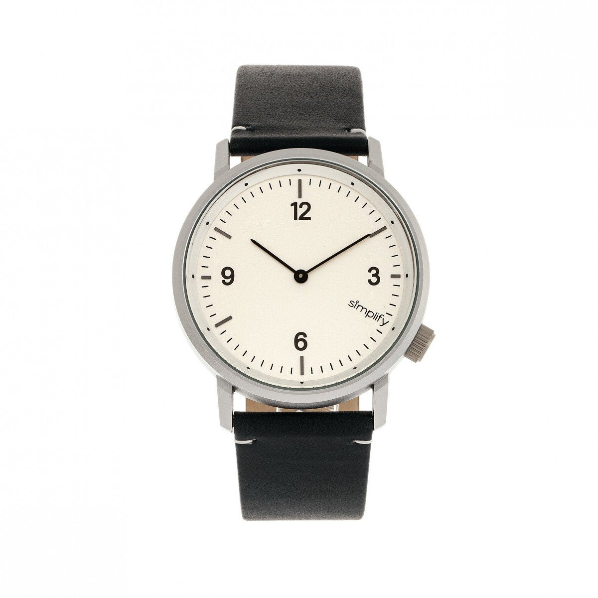 Simplify The 5500 Leather-Band Watch