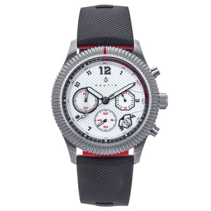 Nautis Meridian Chronograph Strap Watch w/Date - Black - NAUN100-1