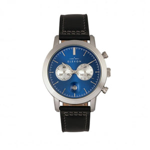 Elevon Langley Chronograph Leather-Band Watch w/ Date