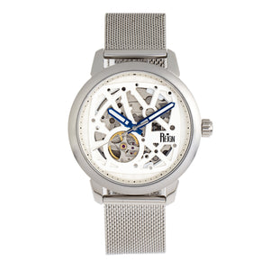 Reign Rudolf Automatic Skeleton Bracelet Watch - Silver - REIRN5901