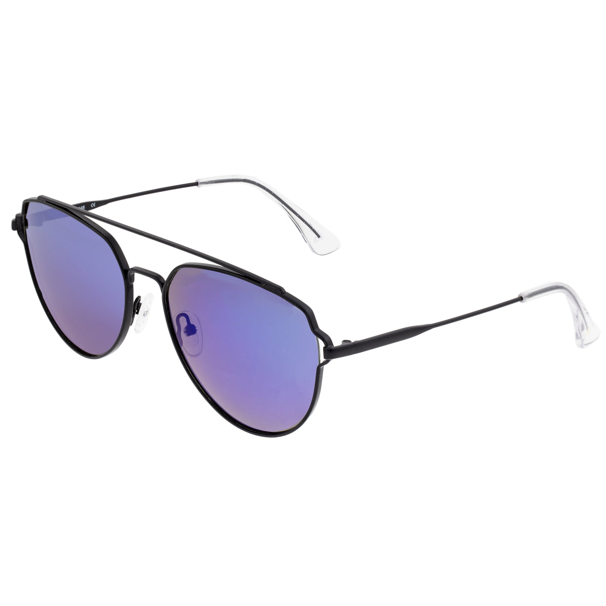 Sixty One Nudge Polarized Sunglasses - Black/Blue-Green - SIXS106BK