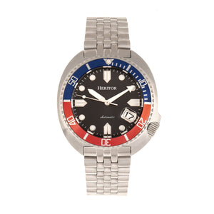 Heritor Automatic Morrison Bracelet Watch w/Date - Black/Multicolor - HERHR7611
