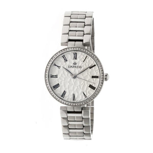 Empress Catherine Automatic Hammered Dial Bracelet Watch