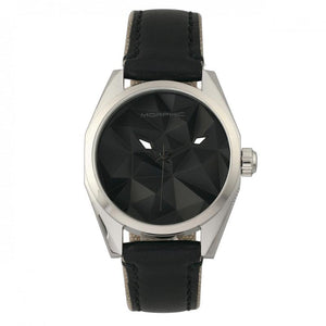 Morphic M59 Series Leather-Overlaid Canvas-Band Watch