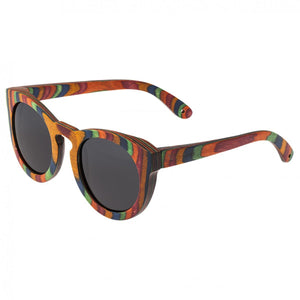 Spectrum Kekai Wood Polarized Sunglasses - Multi/Black - SSGS125BK