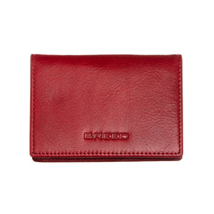 Breed Porter Genuine Leather Bi-Fold Wallet - Maroon - BRDWALL002-MRN
