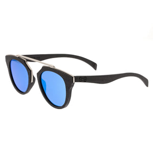 Earth Wood Ceira Polarized Sunglasses - Espresso/Blue - ESG021BL