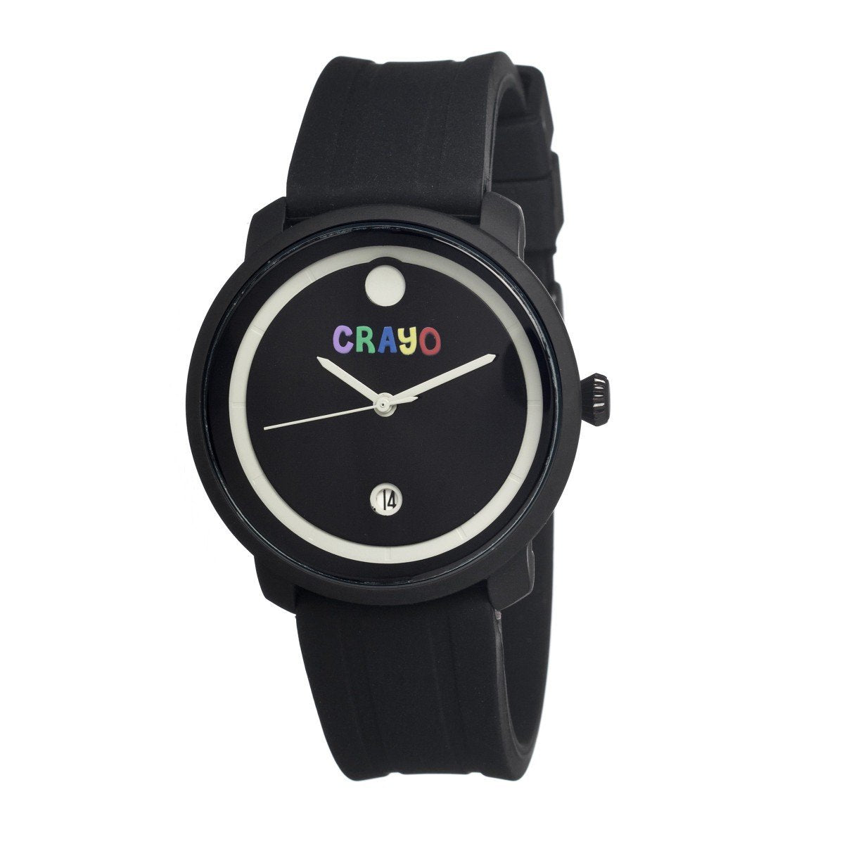 Crayo Fresh Unisex Watch w/Date - Black - CRACR0301