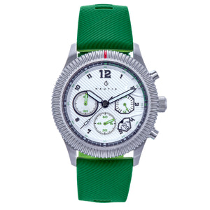 Nautis Meridian Chronograph Strap Watch w/Date - Green - NAUN100-4