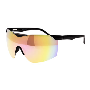 Sixty One Shore Polarized Sunglasses - Black/Rose Gold - Rainbow - SIXS131BL