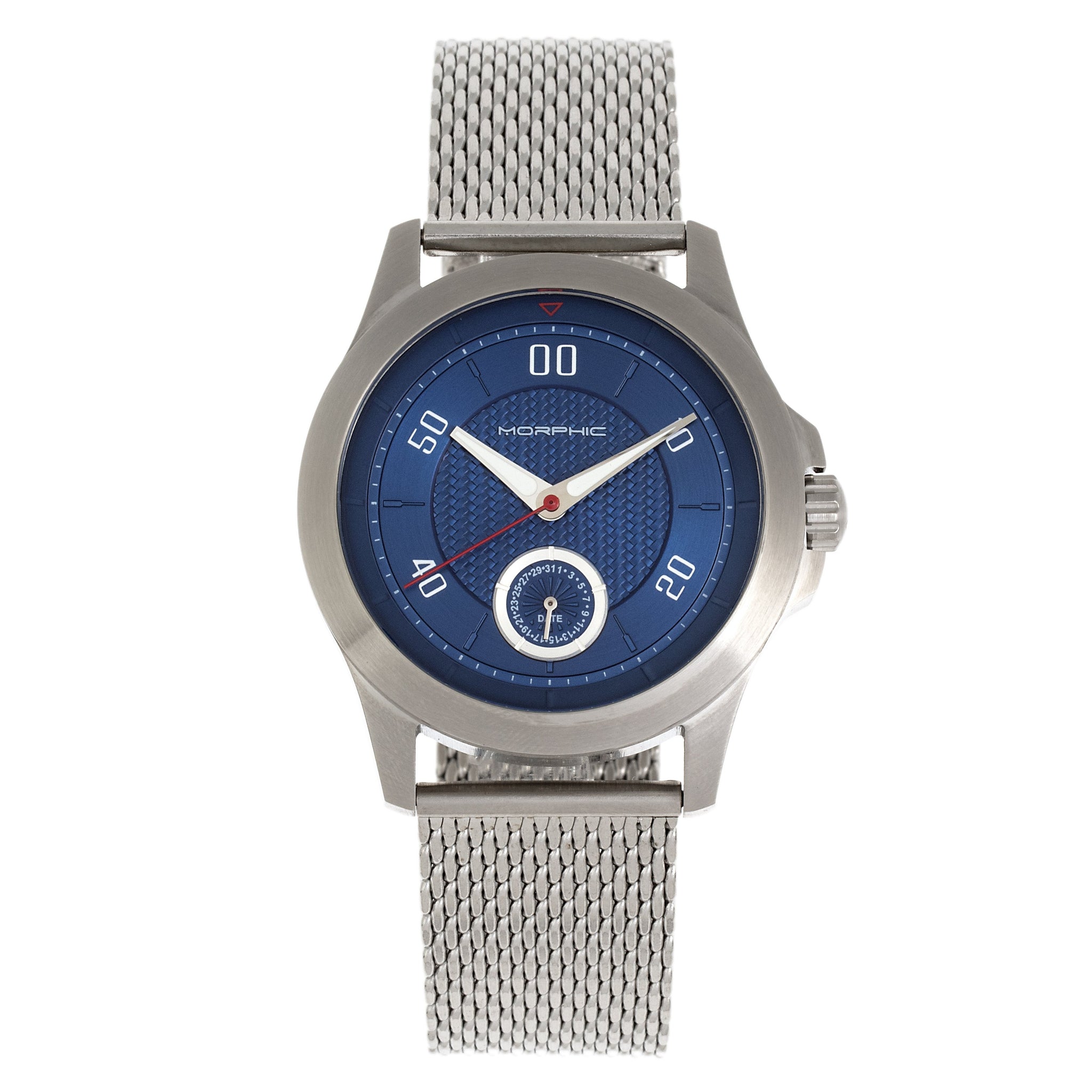 Morphic M80 Series Bracelet Watch w/Date - Silver/Blue - MPH8003