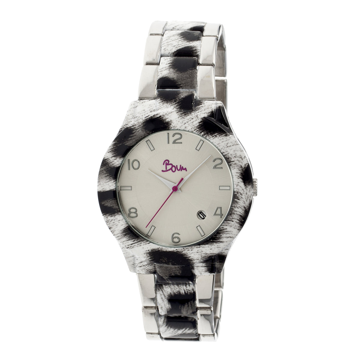 Boum Bombe Animal-Print Ladies Bracelet Watch