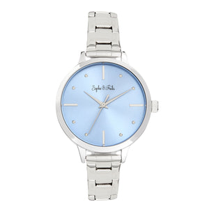 Sophie and Freda Milwaukee Bracelet Watch - Silver/Periwinkle - SAFSF5802