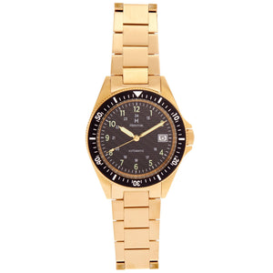 Heritor Automatic Calder Bracelet Watch w/Date - Gold/Black - HERHS2802