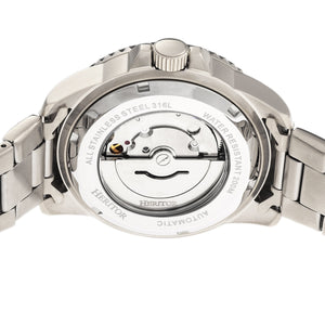 Heritor Automatic Lucius Bracelet Watch w/Date - Silver/White - HERHR7801